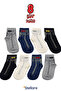 Boys' Sock Set of 8 – Jeans Patterned, Cotton, Casual Comfortable Children's Socks - 2