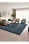 Modern Turquoise Ren Plush Carpet with Anti-Slip Base for Living Room and Hallway - 2