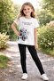 100% Cotton & Stretchy Lycra & Tights Girls' Set
