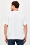 Men Crew Neck Short Sleeve Brand Logo T-Shirts, White - 3