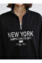 Esvab • Modern & Distinctive New York Embroidered Loose Fit Women's Thick Sweatshirt - 3