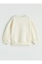 Peak New Season Crew Neck Embroidered Girls' Sweatshirt 2-Piece Set - 5