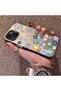 iPhone 13 Compatible, Beautiful Flower Pattern, Impact Protective Phone Case - 2