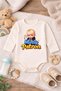 Baby Bodysuit with Funny Text and Little Boss Print, 100% Cotton Body (Newborn & Baby) - 2