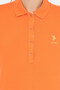 Women's Orange Basic Polo Neck T-Shirt 50248993-Vr051 - 6