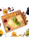 Silk Route Cheese Board Set with Stainless Steel Cheese Knives 4-Pieces - 2