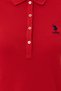 Women's Red Polo Collar Knitted Dress 50246319-Vr171 - 5