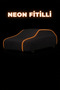Orange Tinsel Mini Cooper Gray Car Tinsel - 3