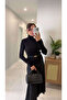 Dlvin Donitta Black Cashmere Blend Belted Knitwear - 2