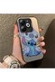 Infinix Smart 8/8 Pro Compatible, Stitch Couples Design Shock Protection Phone Case.