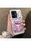 Realme C55 Compatible, Stitch Couples Design Shock Protection Phone Case.