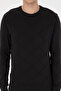 Men's Regular Fit Crew Neck Black Sweater 50307825-Vr046 - 6