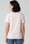 Women's Heart Embroidered 100% Cotton Crew Neck Basic T-Shirt - 5