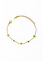 Steel Star Chain Bracelet with Zircon Stones - 2
