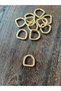 20 Pieces of Anti-Tarnish 1.5 cm D Ring Connecting Rings (20 Pieces) - 4