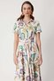 Mi Beli Belted Shirt Collar Dress - 3