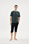 New Season 2026 Men's Comfortable Capri Pajama Set - 5