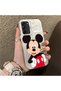 Cartoon Mickey Mouse Patterned Shock-Resistant Phone Case Compatible with Samsung Galaxy S25 Fe.