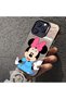 حافظة هاتف Realme C15 متوافقة مع تصميم كرتوني على شكل ميكي ماوس، مقاومة للصدمات. - 4