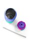 Deep Blue Colored Steel Thermos with Straw and Direct Drinking Feature 800 ml 38530 - 8