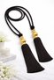 Gold Kukali Ceiling Bracket Curtain Collection Accessory Black - 3