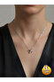 3D Balloon Letter N Gift Necklace - 4