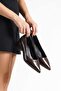 Cova Brown Patent Leather Low Heel Stiletto 3.5 cm - 2
