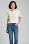 Women's Oversize 100% Cotton Crew Neck Teddy Bear Embroidered T-Shirt Vy-Bx306 - 4
