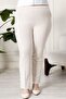 Women's Islamic Clothing Plus Size Rivet Studded Scuba Pants - 8