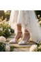 Daisy Tulle Flower and Stone Detailed Stiletto