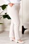 Women's Islamic Clothing Plus Size Rivet Studded Scuba Pants - 7
