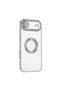 iPhone 17 Air Case with Camera Protection and Logo Displaying Sys Omega Cover - Silver - 6