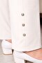 Women's Islamic Clothing Plus Size Rivet Studded Scuba Pants - 2