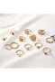 One Three-Piece Multicolor Adjustable Ring Set - 2