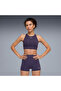 X Hyrox Shplx Hi Nck Women's Navy Blue Training Bra