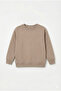 Soft Textured Crew Neck Sweatshirt for Boys/Girls - 2