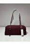Women's Burgundy Shoulder Bag Bw7001Brd - 2