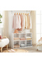 VASAGLE 6 Cube Bookcase with Open Shelf, Wooden Storage Display Rack for Living Room Office - White - 5