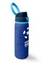 Navy Cobalt Blue Football Patterned Steel Thermos with Straw and Direct Drinking Feature 800 ml 38557 - 2