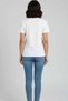 Women's 100% Cotton Glittery Sparkle Short Sleeve Crew Neck Basic T-Shirt - 2