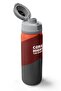 Dark Gray Claret Red Orange Patterned Steel Thermos with Straw and Direct Drinking Feature 800 ml 38552 - 3