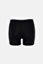 Black Plain Cotton Boxer - 2