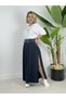 1089 Double Belted, Side Slit, Pleated Skirt - 6