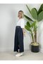 1089 Double Belted, Side Slit, Pleated Skirt - 8