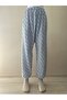 Women's Floral Patterned Elastic Waist Ankle-Length Comfortable Pajama Sweatpants - 3