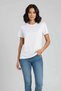 Women's 100% Cotton Glittery Sparkle Short Sleeve Crew Neck Basic T-Shirt