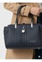 Women's Leather Hand and Shoulder Bag - Stylish Design with Lock Detail - 4