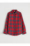 Quality Pieces from Çelebi Store Checked Embroidered Long Sleeve Boys' Shirt - 2