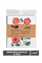 3 Colorful 100% Natural Cellulose Microfiber Cleaning Cloths - 2