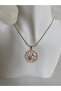 Gold Color Sun Moon Star Figured Women's Necklace - 3